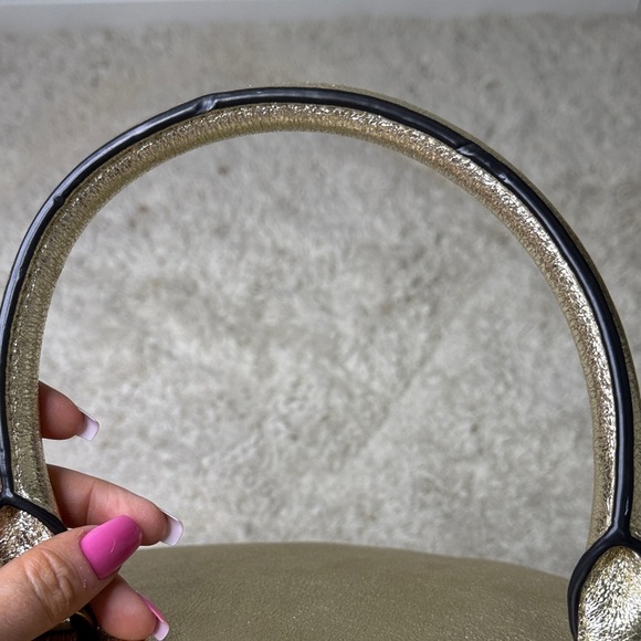 Like New Tory Burch Gold Kira Top Handle Satchel - Picture 10 of 14